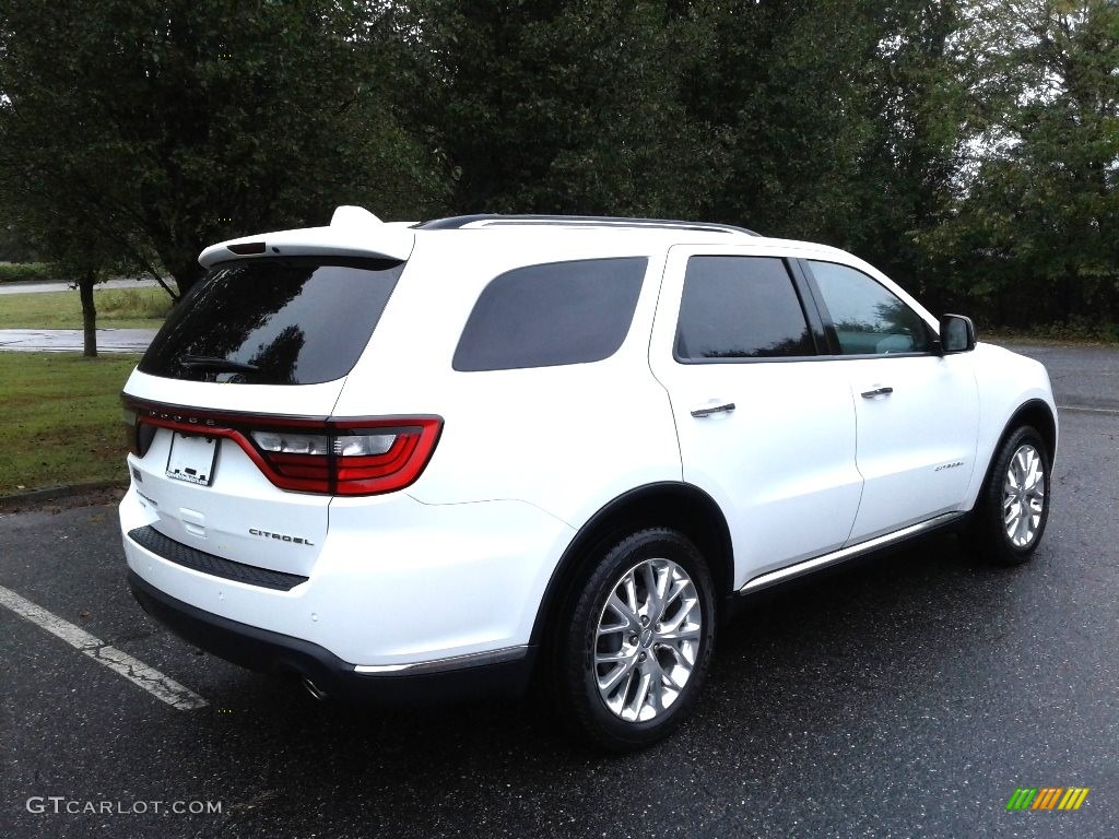 2015 Durango Citadel AWD - Bright White / Black/Tan photo #6