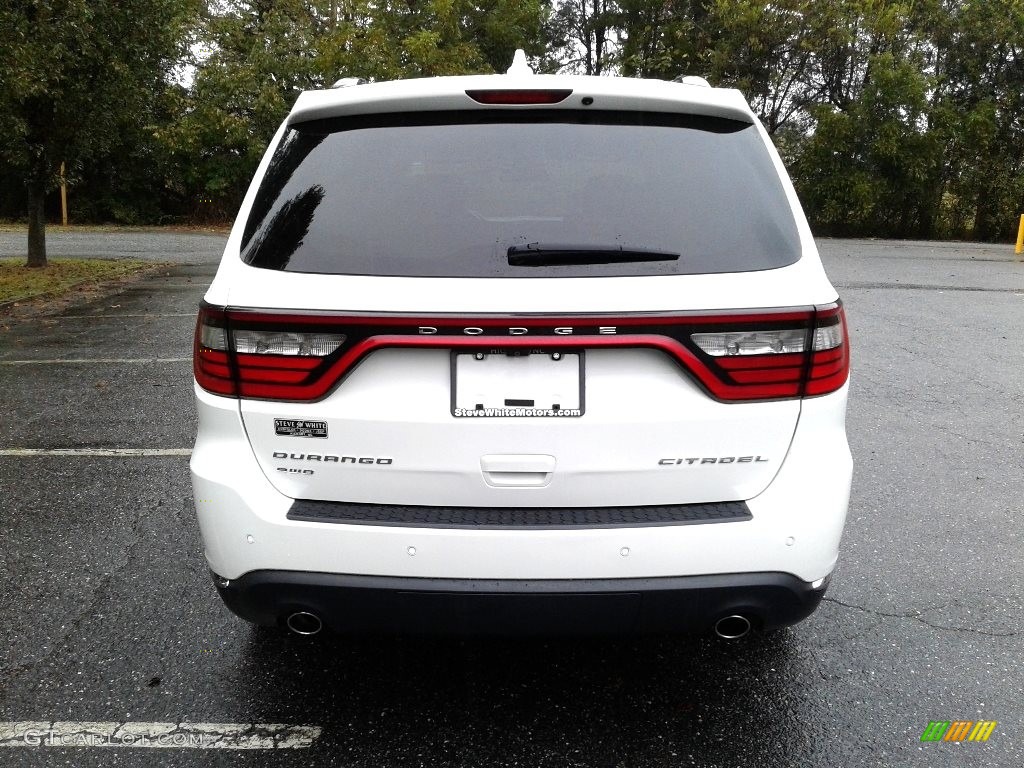 2015 Durango Citadel AWD - Bright White / Black/Tan photo #7