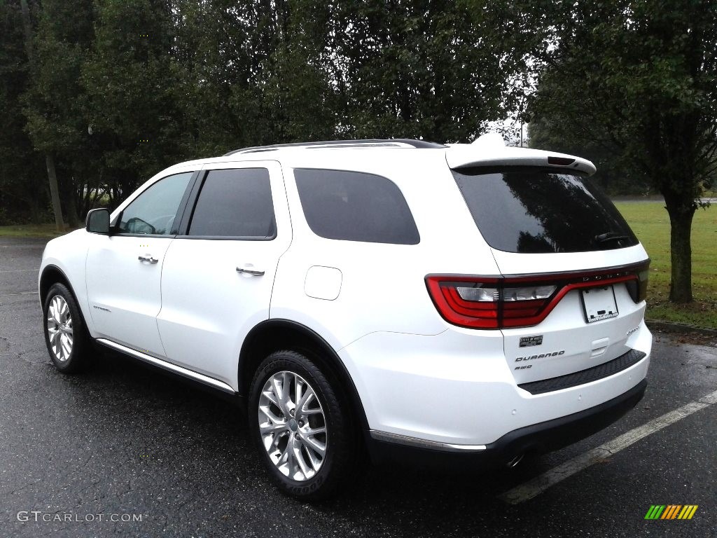 2015 Durango Citadel AWD - Bright White / Black/Tan photo #8