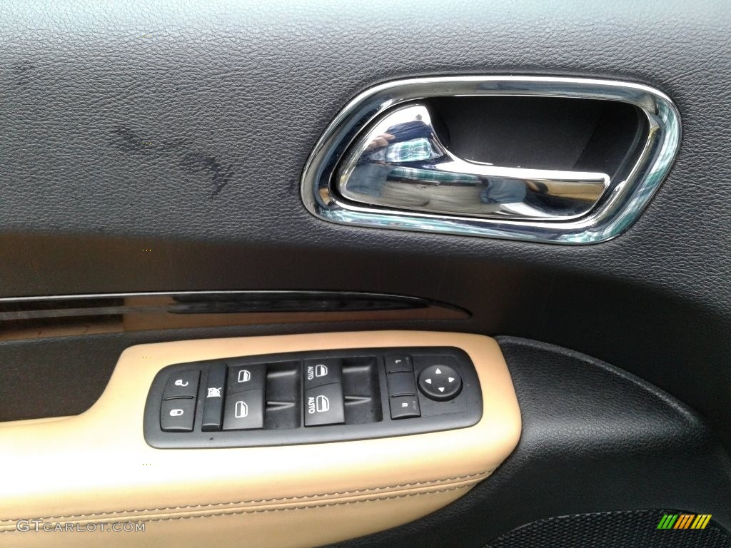 2015 Durango Citadel AWD - Bright White / Black/Tan photo #9