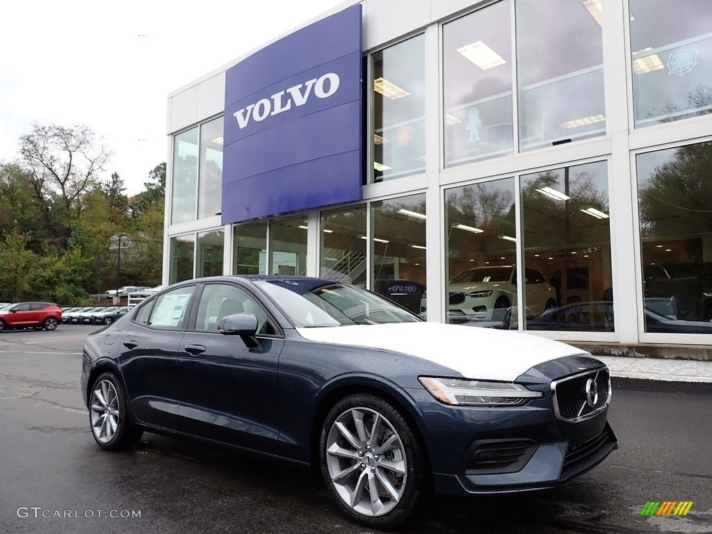 Denim Blue Metallic 2020 Volvo S60 T6 AWD Momentum Exterior Photo #135661041