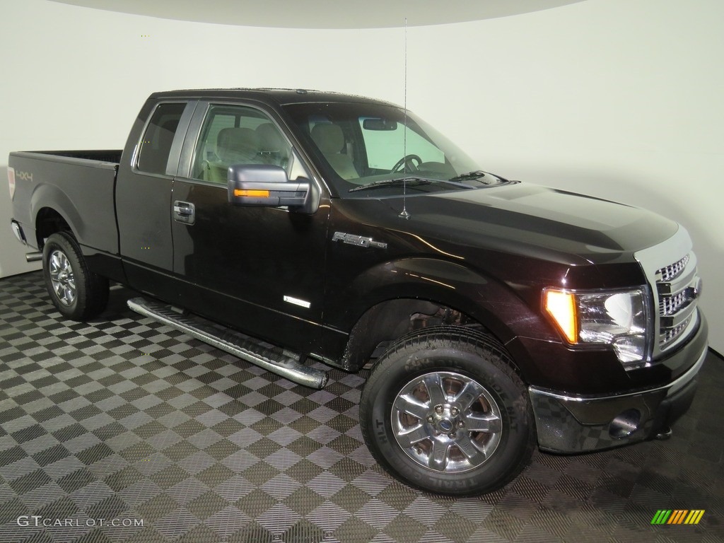 2013 F150 XLT SuperCab 4x4 - Kodiak Brown Metallic / Adobe photo #3