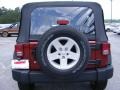 2009 Red Rock Crystal Pearl Jeep Wrangler Unlimited X 4x4  photo #7