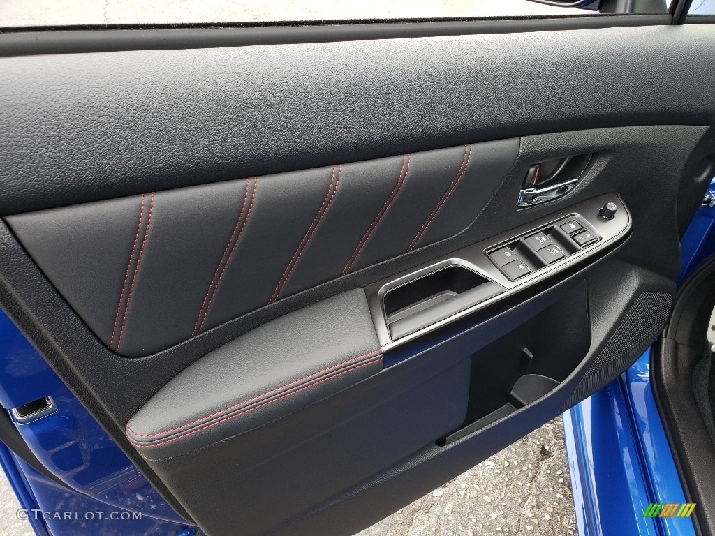 2020 Subaru WRX Standard WRX Model Carbon Black Door Panel Photo #135661887