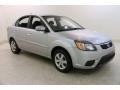 Clear Silver 2011 Kia Rio LX