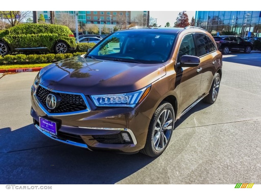2019 MDX Advance SH-AWD - Canyon Bronze Metallic / Espresso photo #3