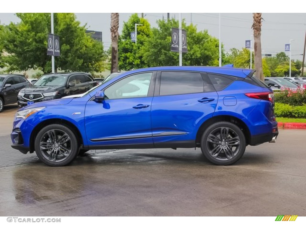 2020 RDX A-Spec - Apex Blue Pearl / Red photo #4