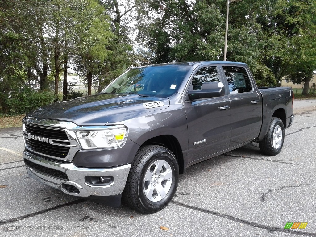 2020 1500 Big Horn Crew Cab 4x4 - Granite Crystal Metallic / Black/Diesel Gray photo #2