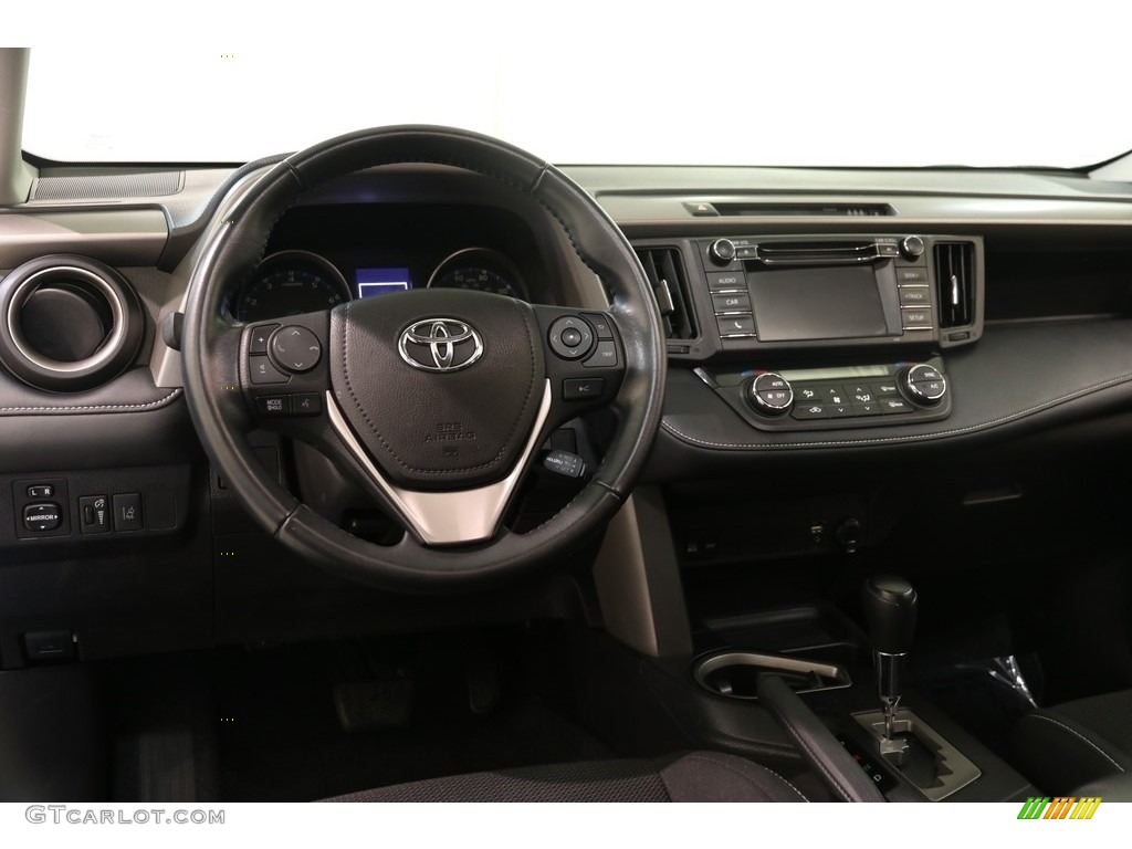 2018 RAV4 XLE AWD - Electric Storm Blue / Black photo #6