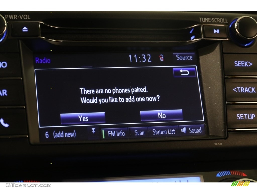 2018 RAV4 XLE AWD - Electric Storm Blue / Black photo #11