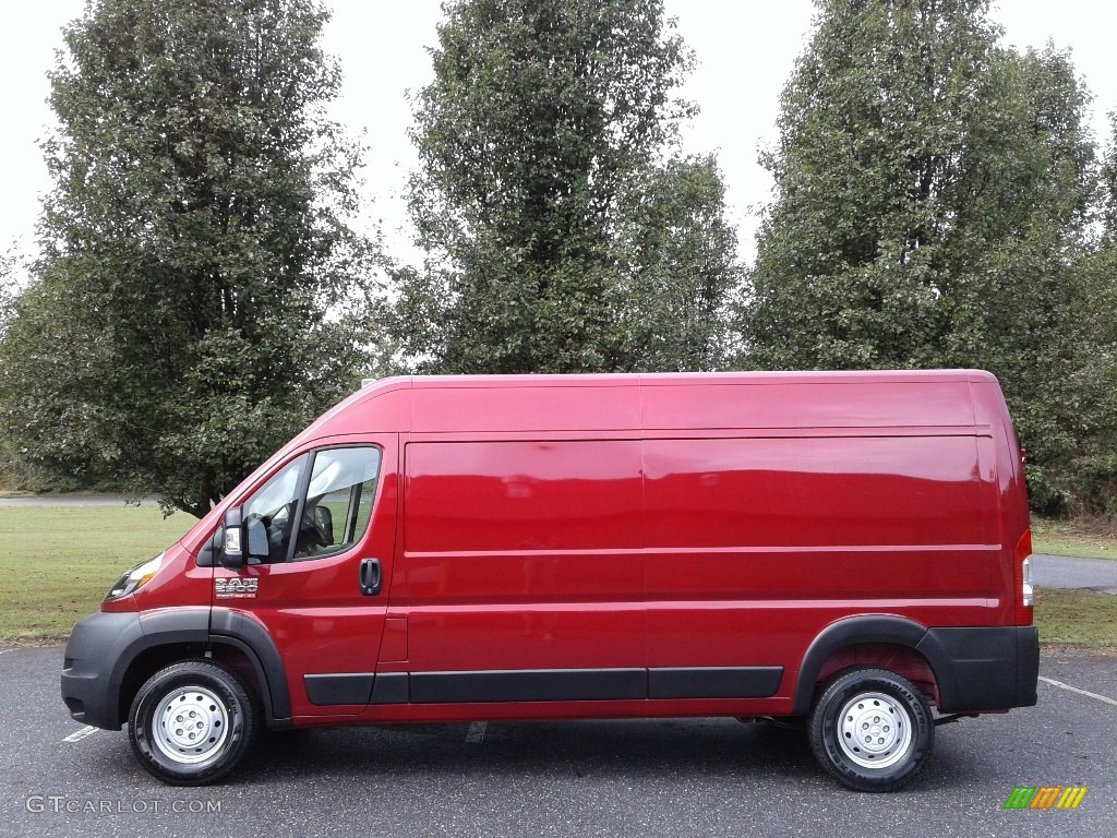 2019 ProMaster 2500 High Roof Cargo Van - Deep Cherry Red Crystal Pearl / Black photo #1