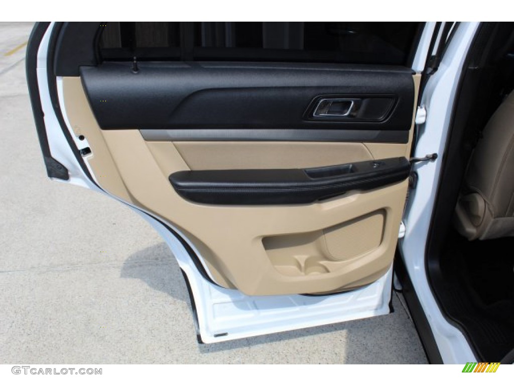2016 Explorer FWD - Oxford White / Medium Light Camel photo #18