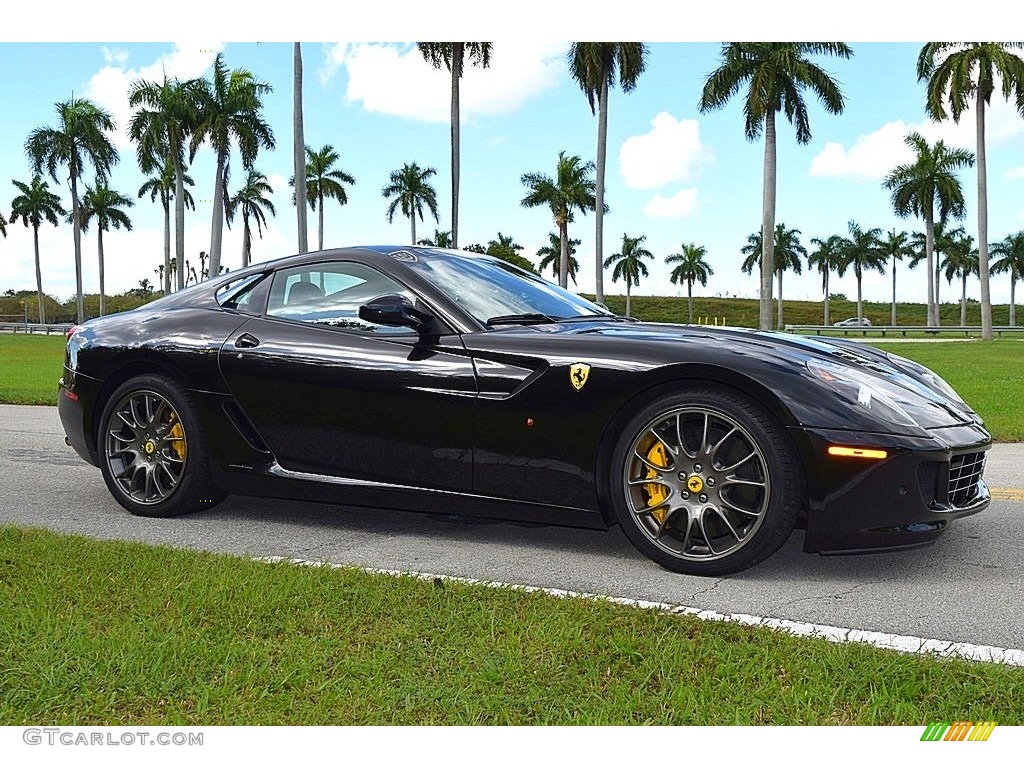 Black 2008 Ferrari 599 GTB Fiorano F1 Exterior Photo #135671499