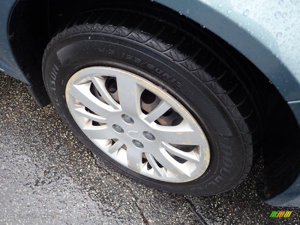 2009 Cobalt LS Sedan - Silver Moss Metallic / Gray photo #13