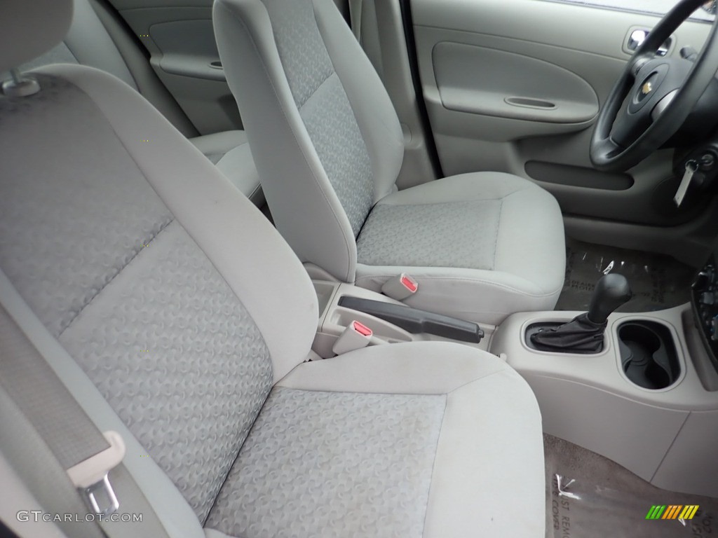 2009 Cobalt LS Sedan - Silver Moss Metallic / Gray photo #14