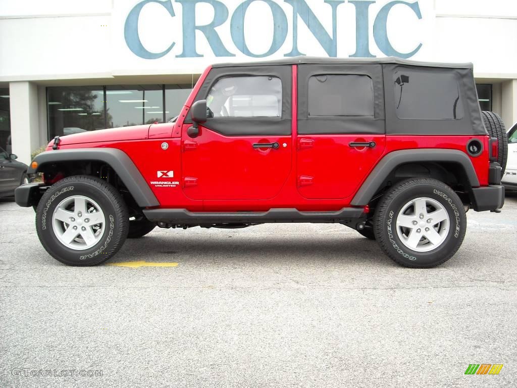 Flame Red Jeep Wrangler Unlimited