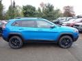 2020 Hydro Blue Pearl Jeep Cherokee Trailhawk 4x4  photo #6