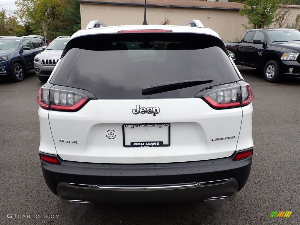 2020 Cherokee Limited 4x4 - Bright White / Black photo #4