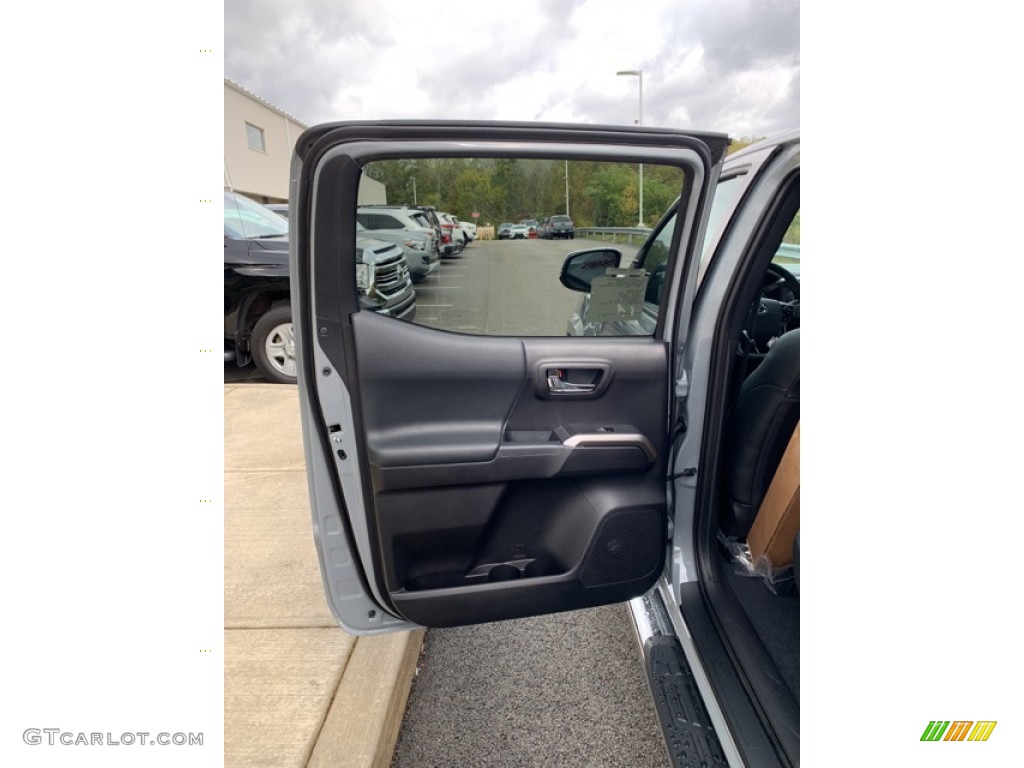 2020 Toyota Tacoma Limited Double Cab 4x4 Black Door Panel Photo #135673953