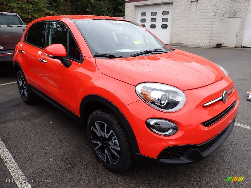 Arancio (Orange) 2019 Fiat 500X Pop AWD Exterior Photo #135674163