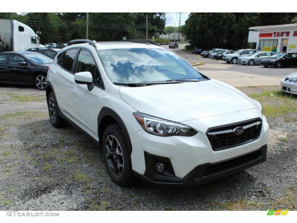 2019 Crosstrek 2.0i Premium - Crystal White Pearl / Gray photo #1