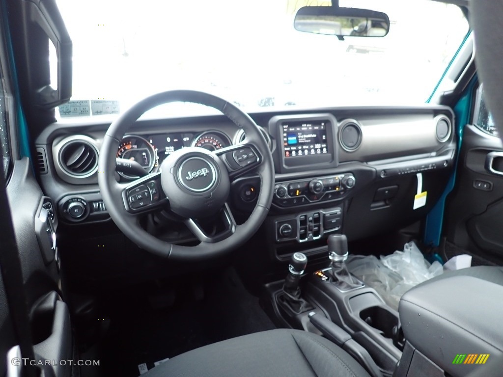 2020 Jeep Wrangler Unlimited Sport 4x4 Black Dashboard Photo #135674220