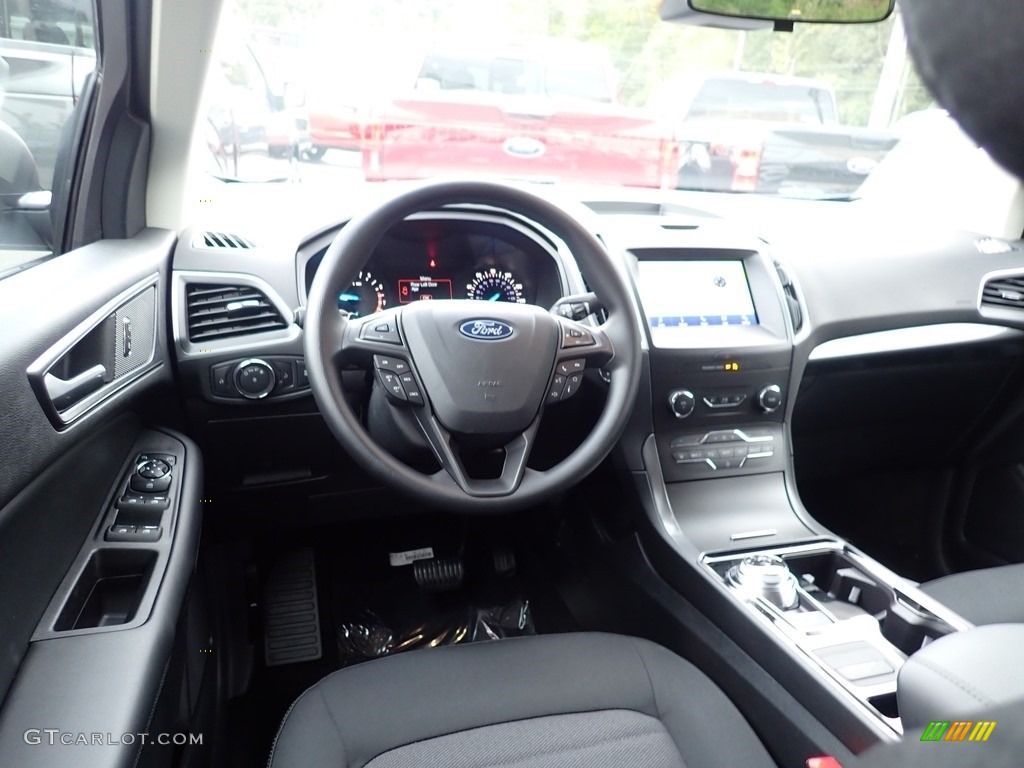 Ebony Interior 2020 Ford Edge SE AWD Photo #135674232