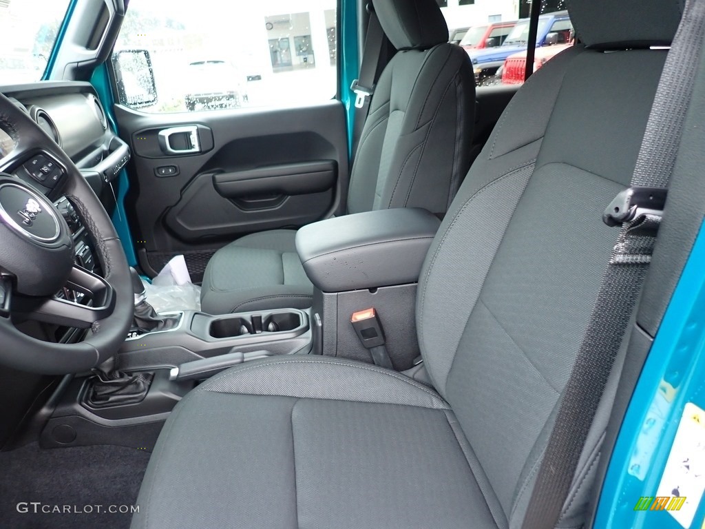 Black Interior 2020 Jeep Wrangler Unlimited Sport 4x4 Photo #135674244