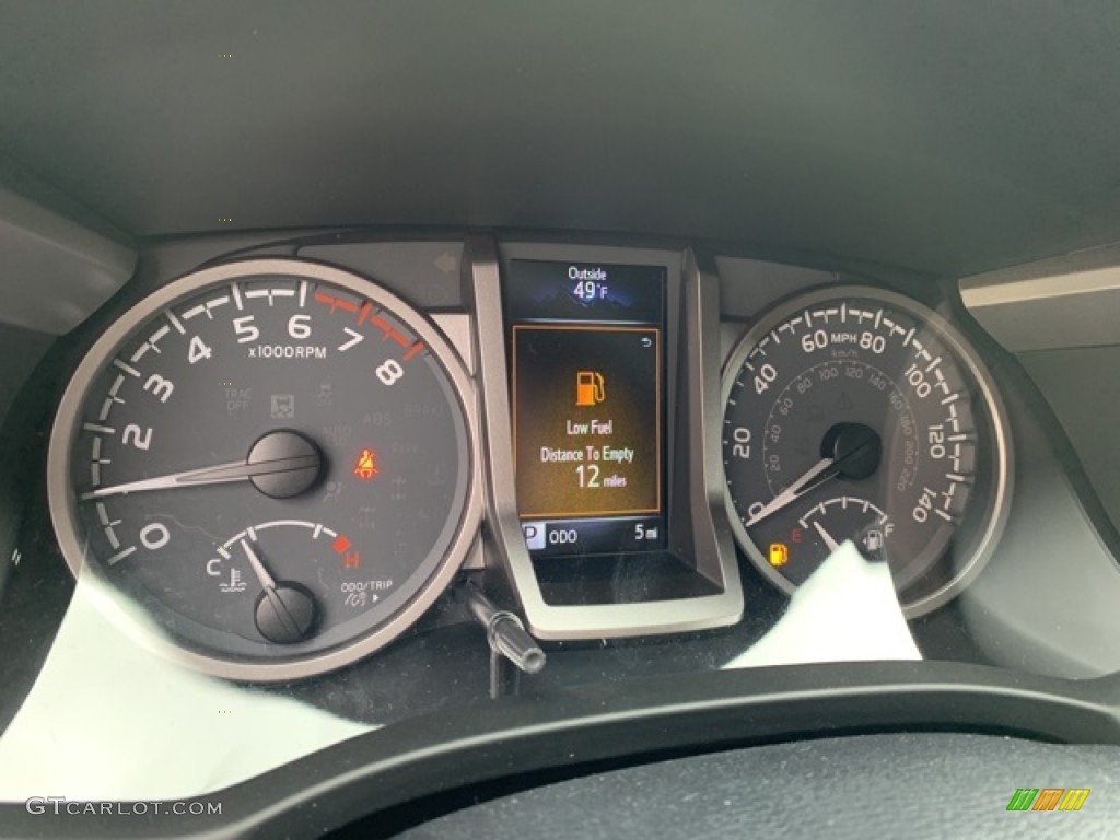 2020 Toyota Tacoma Limited Double Cab 4x4 Gauges Photo #135674340