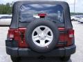 2009 Red Rock Crystal Pearl Jeep Wrangler Unlimited X 4x4  photo #7
