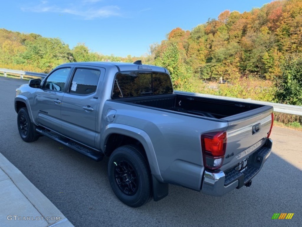 2020 Tacoma SR5 Double Cab 4x4 - Silver Sky Metallic / Black photo #2