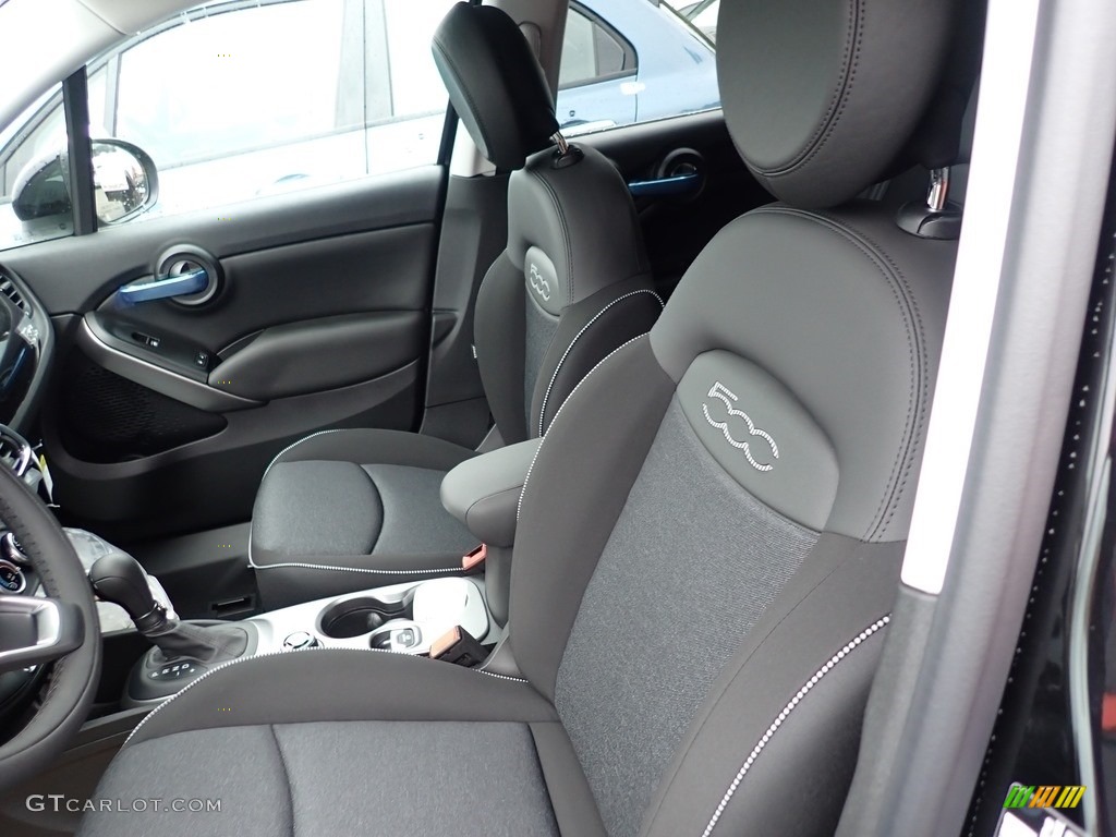 Black Interior 2019 Fiat 500X Pop AWD Photo #135674625