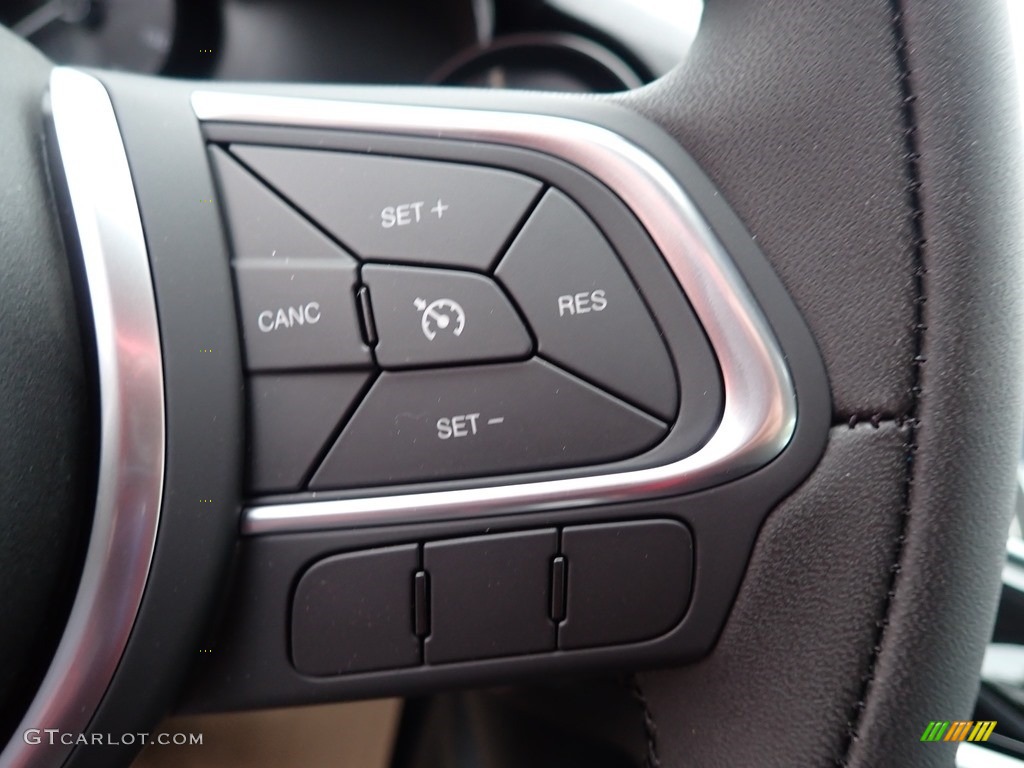 2019 Fiat 500X Pop AWD Black Steering Wheel Photo #135674718