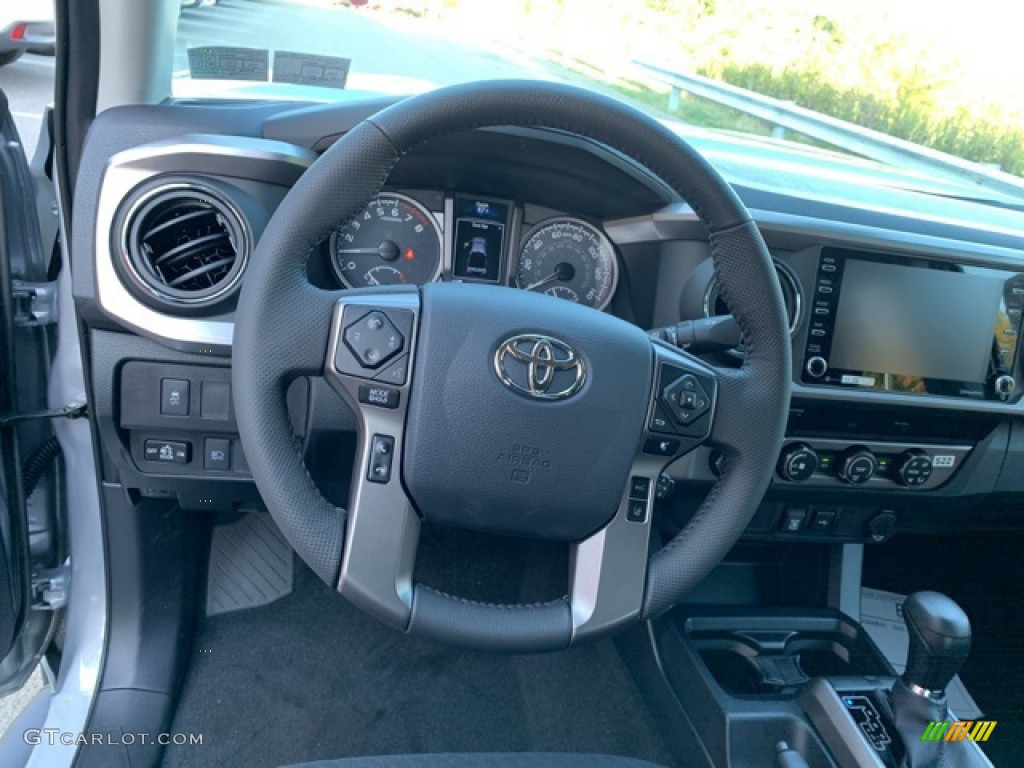 2020 Tacoma SR5 Double Cab 4x4 - Silver Sky Metallic / Black photo #8