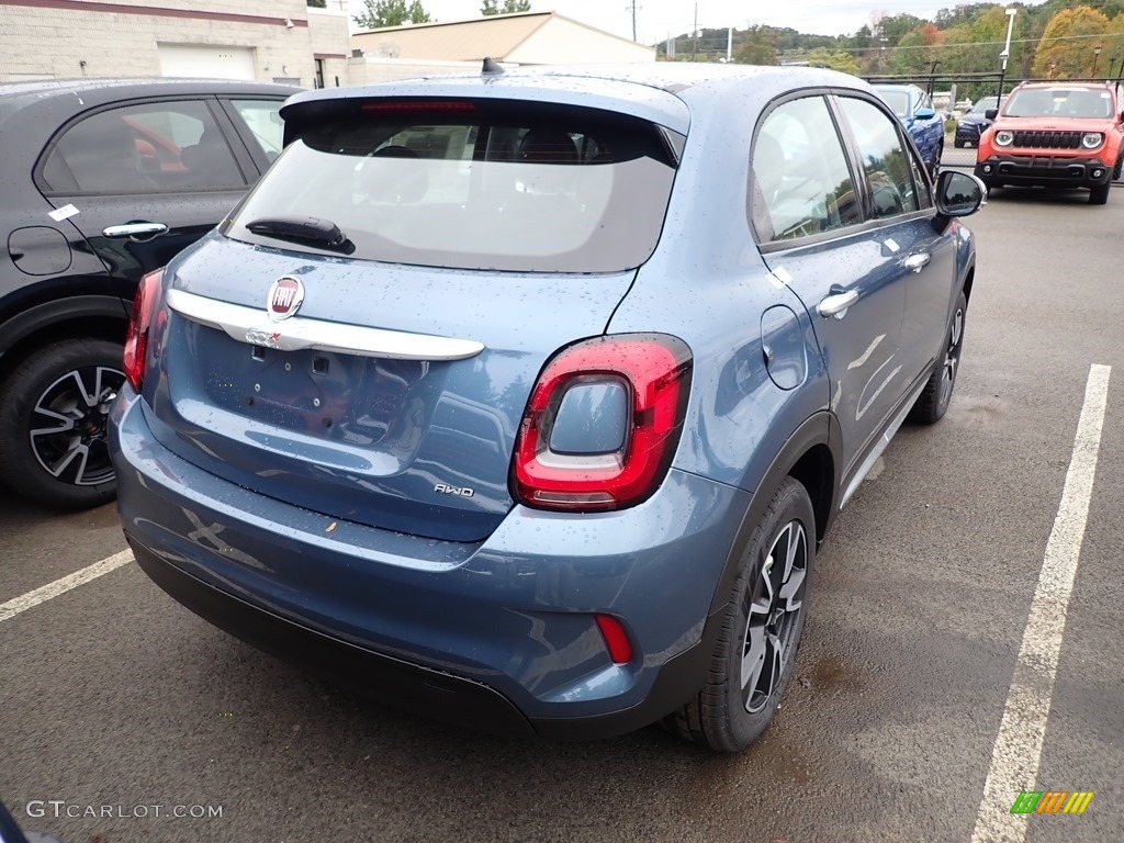 2019 500X Blue Sky Edition AWD - Blue Sky Metallic / Black photo #4