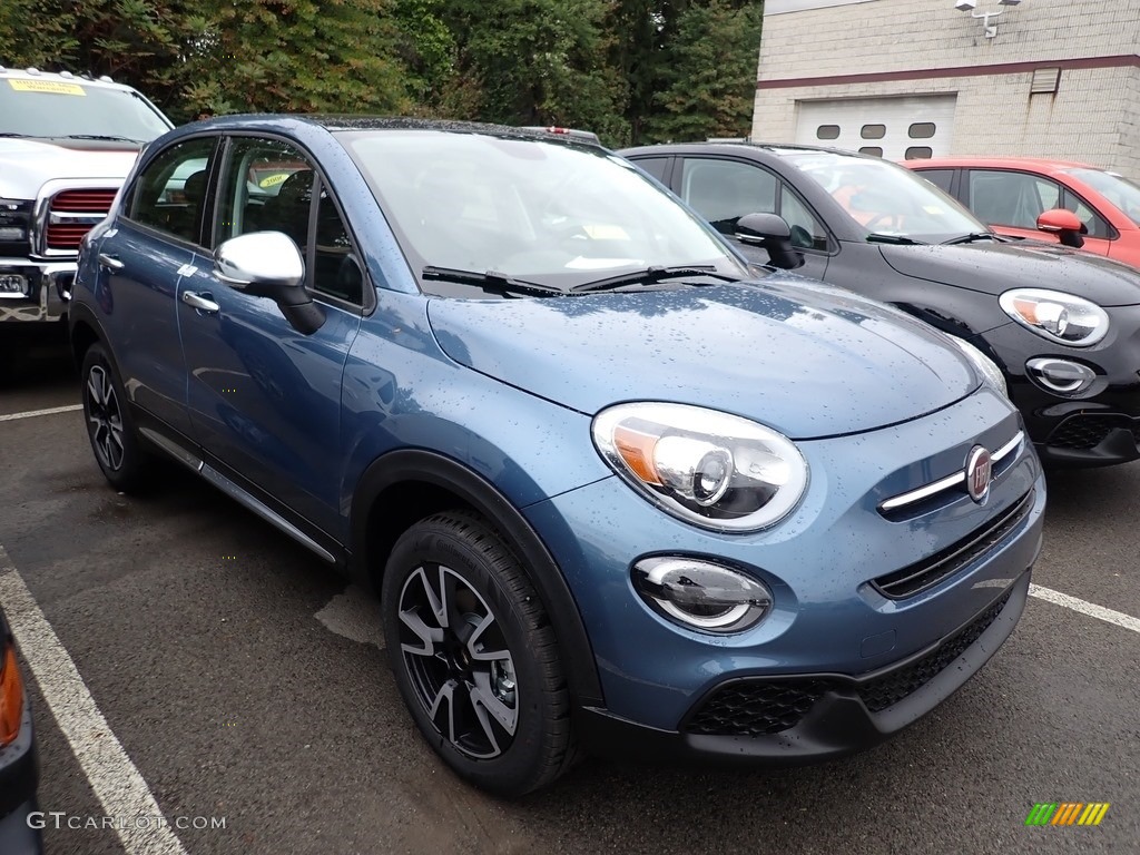 Blue Sky Metallic 2019 Fiat 500X Blue Sky Edition AWD Exterior Photo #135674946