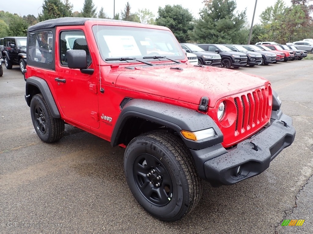 Firecracker Red 2020 Jeep Wrangler Sport 4x4 Exterior Photo #135674991