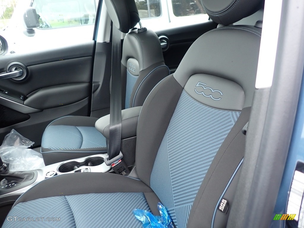Black Interior 2019 Fiat 500X Blue Sky Edition AWD Photo #135675027