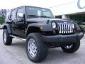 2009 Black Jeep Wrangler Unlimited X 4x4  photo #3