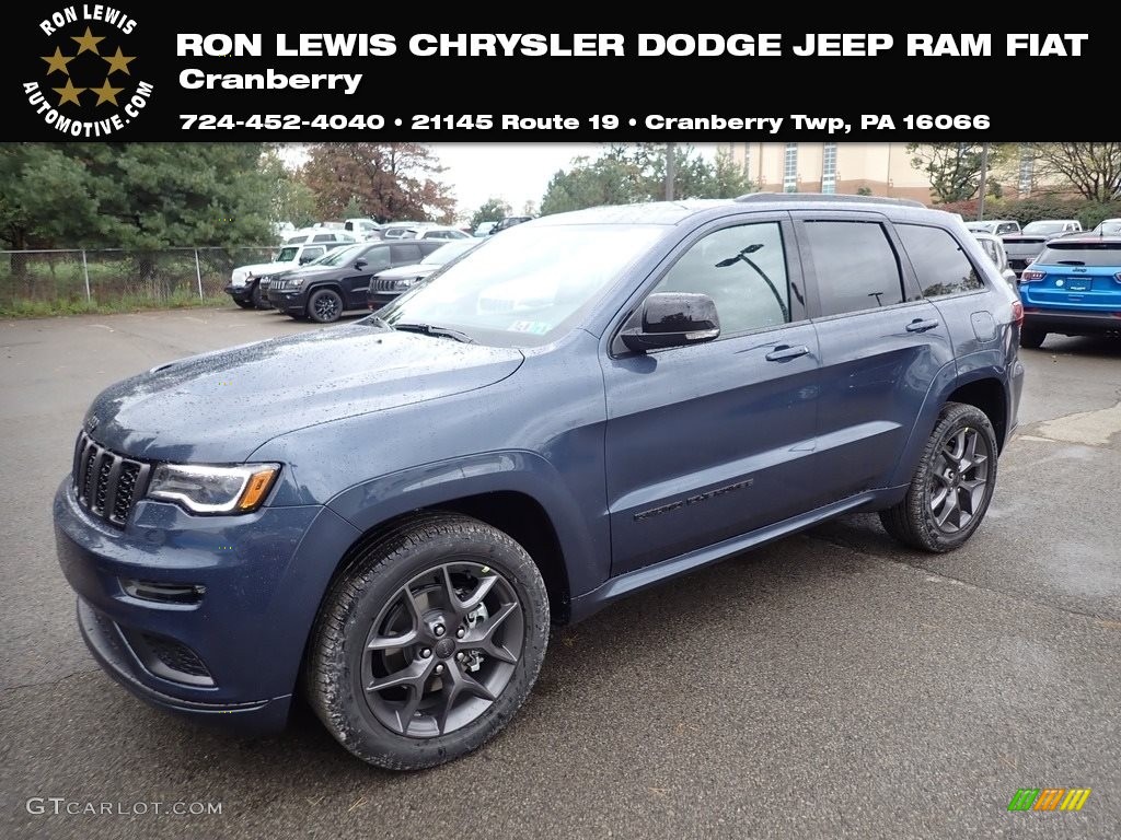 2020 Grand Cherokee Limited 4x4 - Slate Blue Pearl / Black photo #1