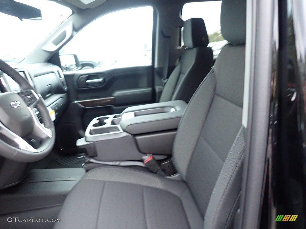 Jet Black Interior 2020 Chevrolet Silverado 1500 LT Trail Boss Crew Cab 4x4 Photo #135678120