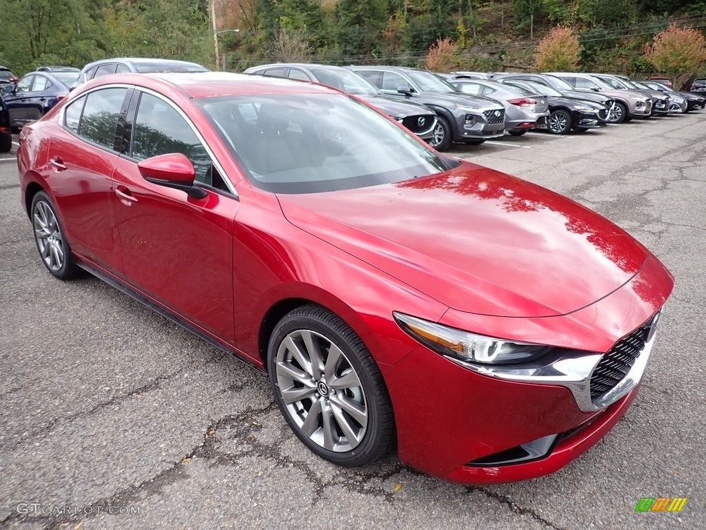 Soul Red Crystal Metallic 2020 Mazda MAZDA3 Premium Sedan AWD Exterior 