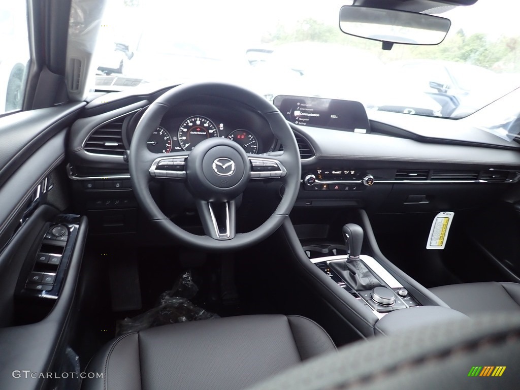 Black Interior 2020 Mazda MAZDA3 Premium Sedan AWD Photo #135678297