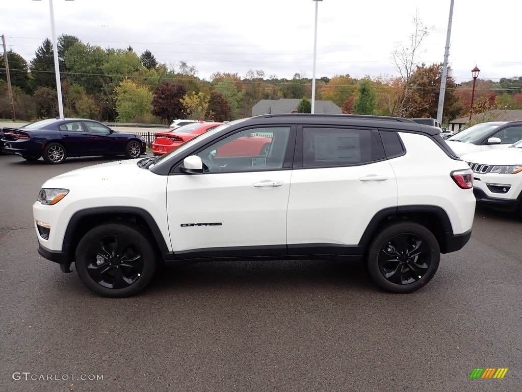 White 2020 Jeep Compass Latitude 4x4 Exterior Photo #135678501