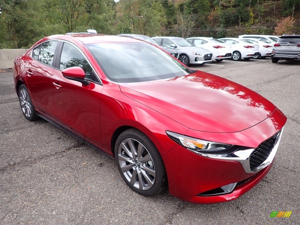 Soul Red Crystal Metallic 2020 Mazda MAZDA3 Preferred Sedan AWD Exterior Photo #135678519