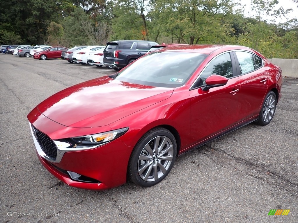 Soul Red Crystal Metallic 2020 Mazda MAZDA3 Preferred Sedan AWD Exterior Photo #135678576