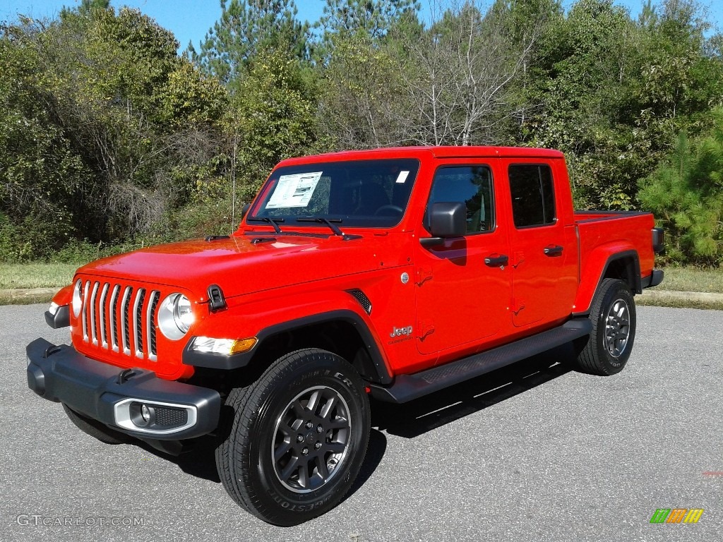 Firecracker Red 2020 Jeep Gladiator Overland 4x4 Exterior Photo #135679404