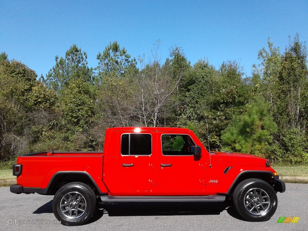 Firecracker Red 2020 Jeep Gladiator Overland 4x4 Exterior Photo #135679506