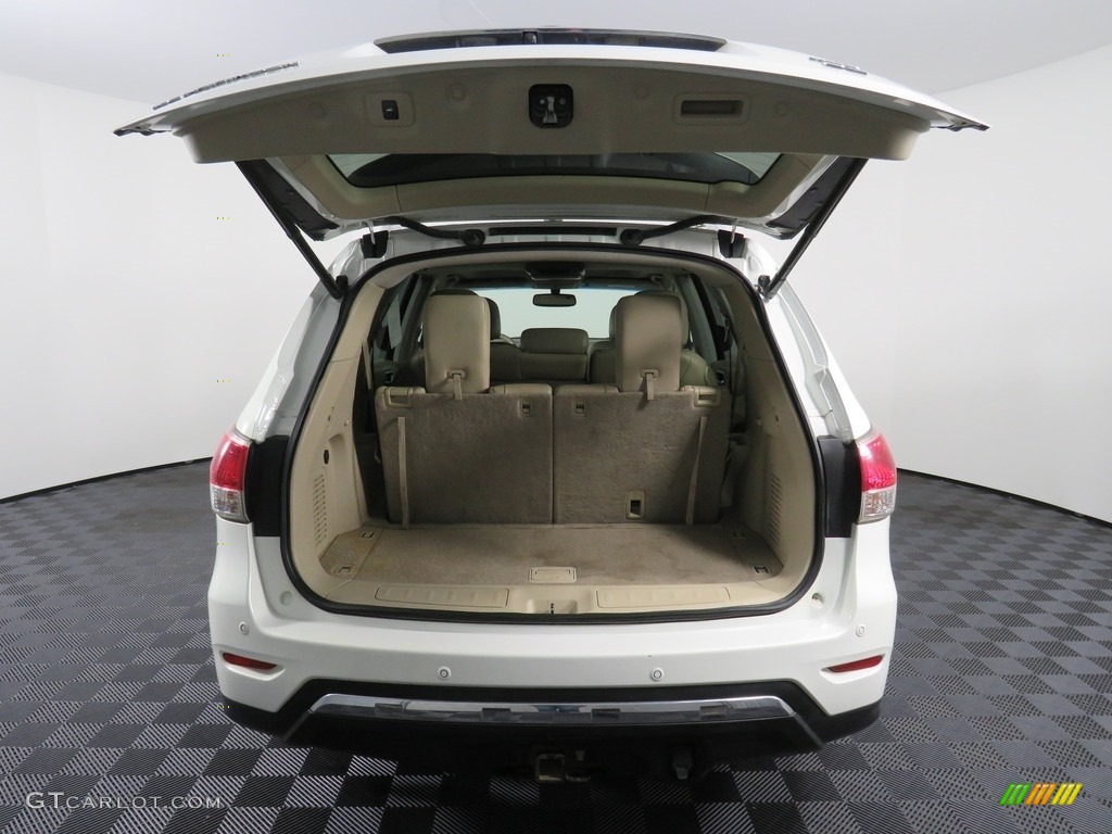 2013 Pathfinder SL 4x4 - Moonlight White / Almond photo #16