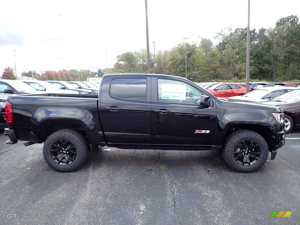 Black 2020 Chevrolet Colorado Z71 Crew Cab 4x4 Exterior Photo #135679887